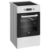 BEKO Cooker | FSM59305WDT | Hob type Induction | Oven type Electric | White | Width 50 cm | Grilling | Depth 60 cm | 60 L