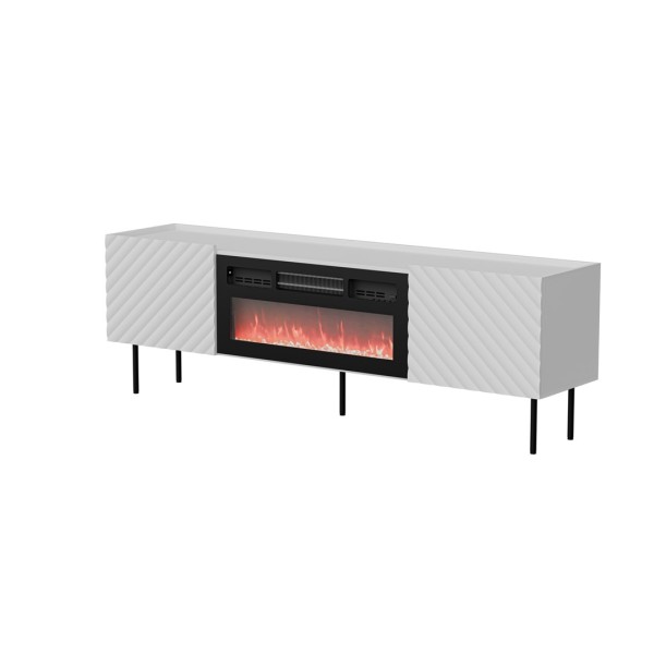 Cama LUCCA TV cabinet 180x40x59 white ...
