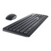 DELL KM3322W keyboard Mouse included Office RF Wireless Ukrainian Black