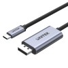 UNITEK V1409A cable gender changer USB-C DisplayPort Black, Grey