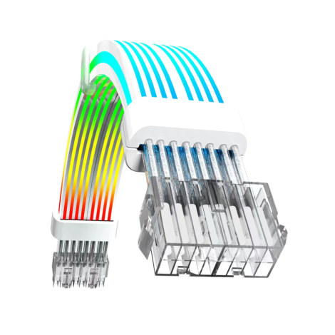 Gamemax | PSU Extension cable | VGA/CPU 2x8PIN-B | White