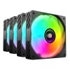 TACENS MARS MF-SI4KIT FANS 120 ARGB x4 BK- wentylatory+hub+pilot (TACMARS-MFSI4KIT)