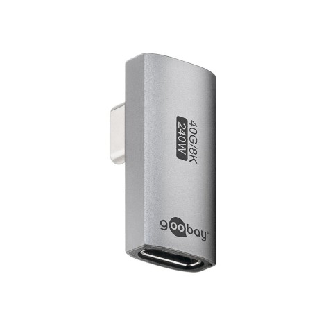 Goobay 74443 USB-C™ Adapter Vertical 90° Rotated, USB4™ | Goobay