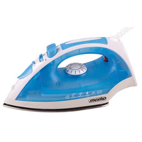 Iron | Mesko | MS 5023 | With cord | 2200 W | Blue/White