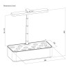 GreenBlue Intelligent Indoor Plant Growing System, SMART pot, 4L capacity, for 12 plants, full spectrum LEDs, GB133