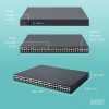 Digitus | 24 Port 10G Ethernet PoE+ Injector, 802.3at, 370 W | DN-95117