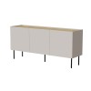 Cama FELLINI chest of drawers 150x40x70 cashmere + oiled oak top
