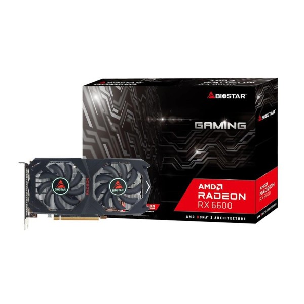 Graphics Card|BIOSTAR|AMD Radeon RX 6600|8 GB|GDDR6|128 ...