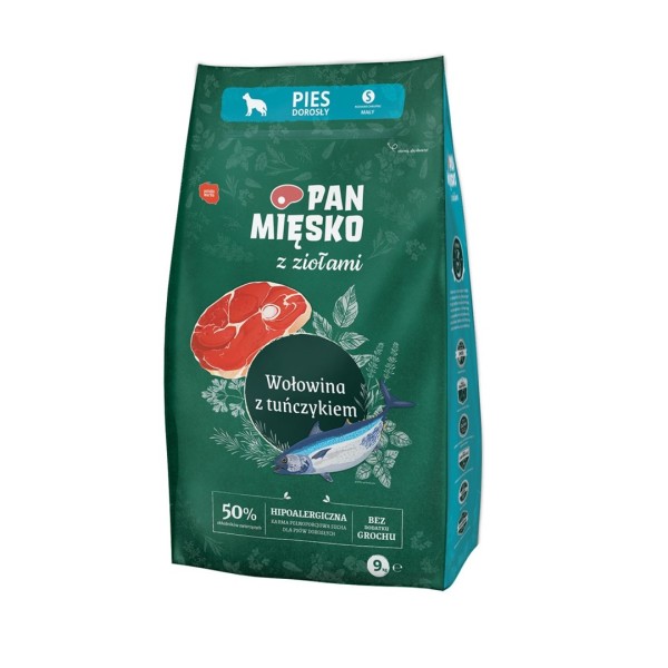 Pan Mięsko Wołowina z tuńczykiem (dorosły) ...