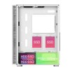 Case|MONTECH|X3 Glass|MidiTower|Case product features Transparent panel|Not included|ATX|MicroATX|MiniITX|Colour White|X3GLASS(W)