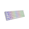 Genesis | THOR 660 RGB | White | Mechanical Gaming Keyboard | Wireless | RGB LED light | US | Bluetooth | USB Type-C | 588 g | Gateron Brown