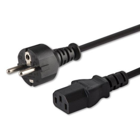 SAVIO 1.8 m Schuko (M) power cable – IEC C13 1.8m CL-138