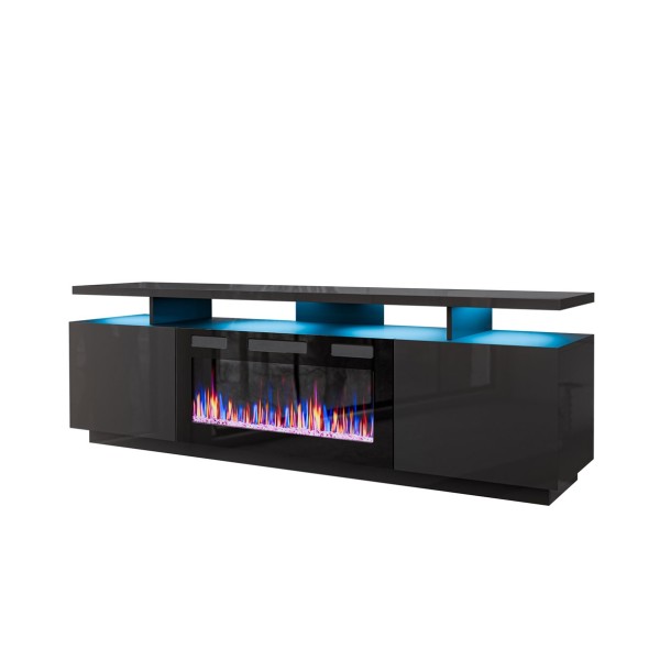 RTV EVA cabinet with electric fireplace ...