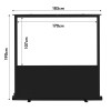 Maclean MC-212 Portable Projection Screen, Compact, Floor, 80", 16:10