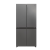 Candy Refrigerator | CFQQ5T817EPS | Energy efficiency class E | Free standing | Side by side | Height 181.5 cm | No Frost system | Fridge net capacity 311 L | Freezer net capacity 156 L | Display | 35 dB | Silver