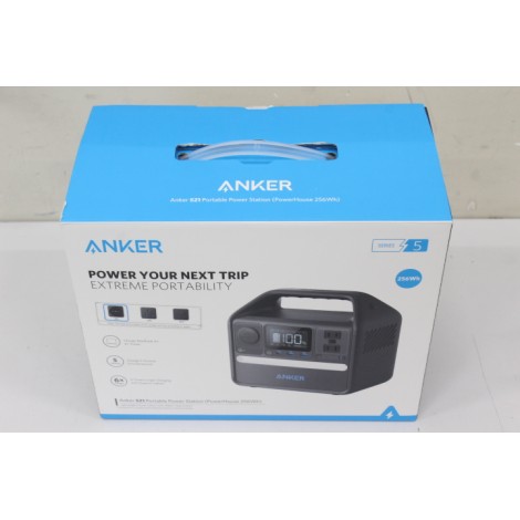 SALE OUT. Anker 521 Portable Power Station (PowerHouse 256Wh) DEMO | Anker Solix 23 month(s) | DEMO
