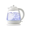 ETA | Crystal Kettle | ETA315490010 | Electric | 2200 W | 1.7 L | Glass | 360° rotational base | Glass/White