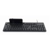 KEYBOARD MULTIMEDIA USB ENG/BLACK KB-UM-108 GEMBIRD