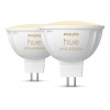 Philips Hue WA 12V MR16, 2pcs pack | GU5.3 | 5.1 W | Warm to cool white light
