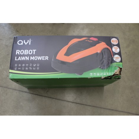 SALE OUT.  | AYI | Lawn Mower | A1 1400i | Mowing Area 1400 m² | WiFi APP Yes (Android; iOs) | Working time 120 min | Brushless Motor | Maximum Incline 37 % | Speed 22 m/min | Waterproof IPX4 | 68 dB | 5200 mAh | 180 m boundary wire; 180 pcs. staples; 10 