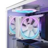 NZXT T120 RGB Processor Air cooler 12 cm White 1 pc(s)