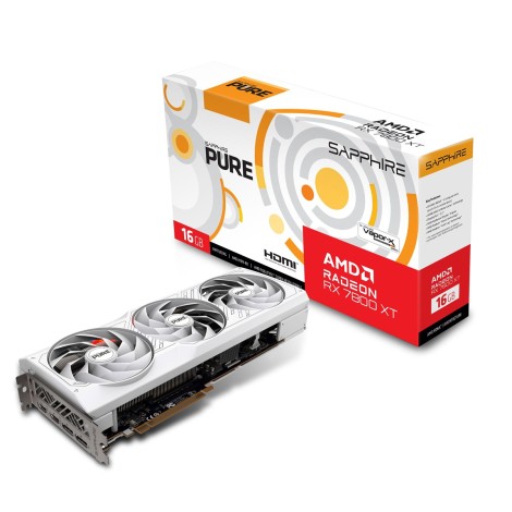 SAPPHIRE Radeon RX 7800 XT PURE GAMING OC 16GB GDDR6 graphics card