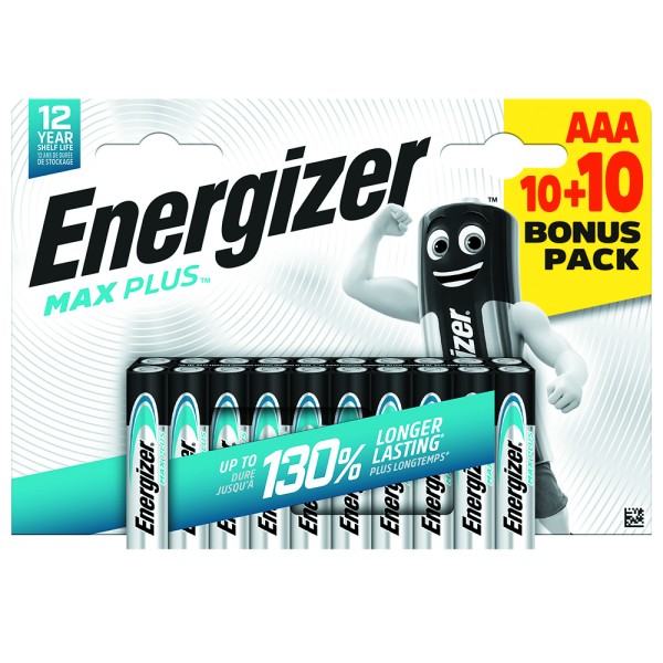 ENERGIZER Max Plus LR03 AAA BL10+10 ...