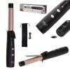 Adler Cordless Curling Iron | AD 2120 | Temperature (min) 170 °C | Display LED | Black/Rose Gold