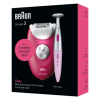 Braun Epilator | SE3-202 Silk épil 3 | Number of power levels 2 | White/Pink