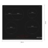 Bosch Serie 6 PIF631HB1E hob Black Built-in 60 cm Zone induction hob 4 zone(s)