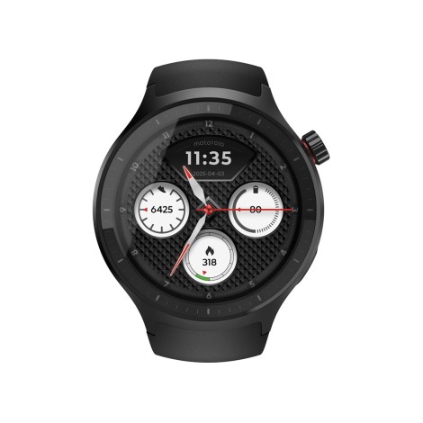 Motorola Moto Watch 3.63 cm (1.43") OLED 47 mm Digital Touchscreen Black GPS (satellite)
