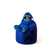 Sako bag pouffe Minecraft blue XXL 110 x 90 cm