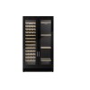 Caso 00674 Wine Cooler WineChef Duo, Up to 122 bottles, Compressor Technology, Black