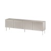 RTV cabinet SIENA 200x40x60 cashmere matt