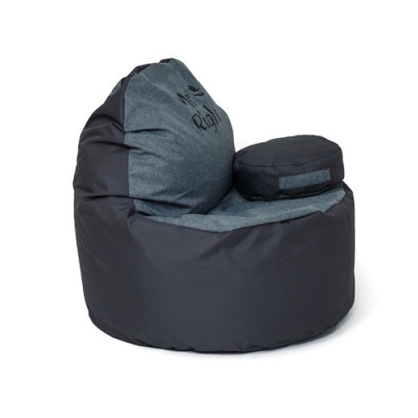 Sako sack pouffe Coffee graphite-grey XXL ...