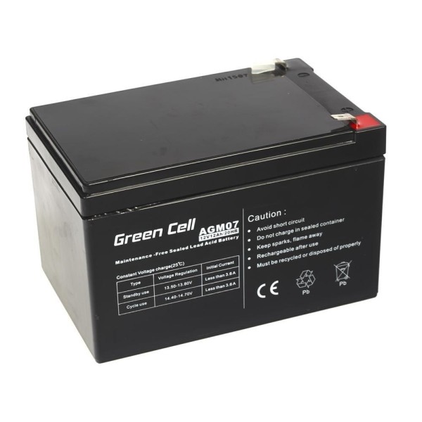 Green Cell AGM Battery 12V 12Ah ...