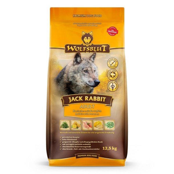 WOLFSBLUT Jack Rabbit rabbit/vegetables 12, 5kg