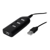 Digitus | USB 2.0 Hub, 4-Port, Bus Powered 4 X USB A/F AT Connected Cable | AB-50001-1 | USB 2.0 Hub