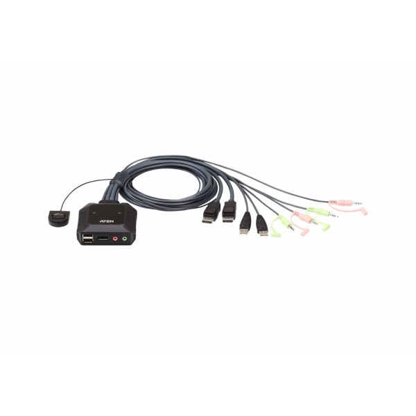 ATEN 2-Port USB DisPlayPort Cable KVM ...