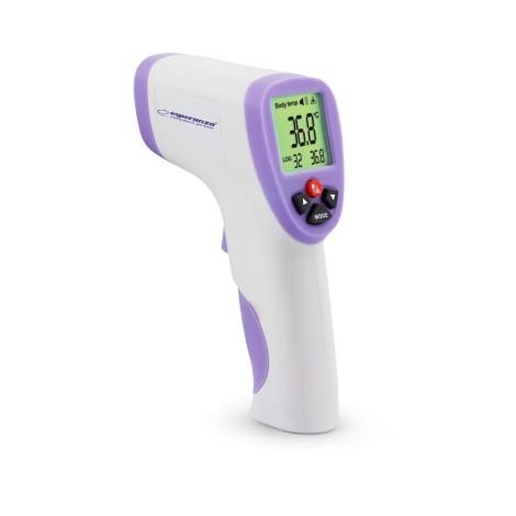 Esperanza ECT002 digital body thermometer Remote sensing thermometer Purple, White Ear, Forehead, Oral, Rectal, Underarm Buttons