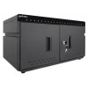 Manhattan iPad to 11" 20-bay Charging Cabinet Desktop via USB-C, Also other tablets and smartphones (with device to USB-C cable), Bays 264x22x235mm, Device charging cables not included (suggest USB-C cable code 356213), Cart, Lockable, EU/UK power co