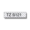 Brother | TZe-S121 Strong Adhesive Laminated Tape | Black on Clear | TZe | 8 m | 9 cm