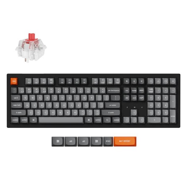 KEYBOARD WRL K10 MAX RGB/BLACK K10M-H1 ...