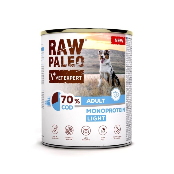 VetExpert Raw Paleo Dorsz/Cod Light Adult ...