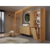 Topeshop NEL 1K DD ART KPL bathroom storage cabinet Oak