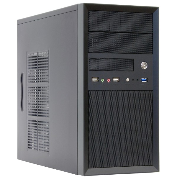 Case|CHIEFTEC|MiniTower|MicroATX|Colour Black|CT-01B-OP