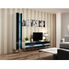 Cama Shelf unit VIGO NEW 180/40/30 white/black gloss