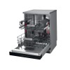 Whirlpool Dishwasher | WFO 3T133 P 6.5 X | Freestanding | Width 60 cm | Number of place settings 14 | Number of programs 10 | Energy efficiency class D | Display | Stainless steel