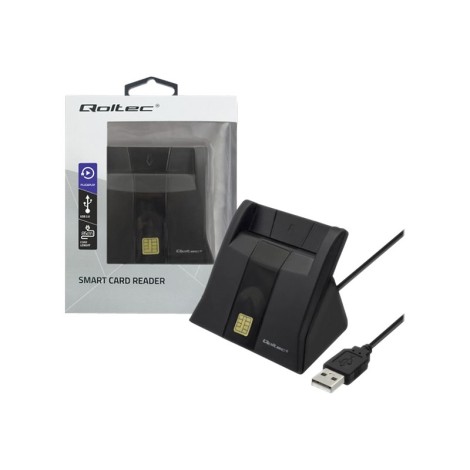 QOLTEC Smart chip ID card scanner USB