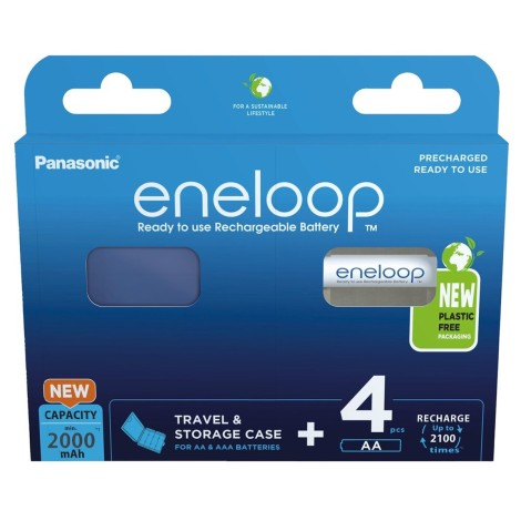 Panasonic | ENELOOP BK-3MCDEC4BE | AA | 2000 mAh | 4 pc(s)